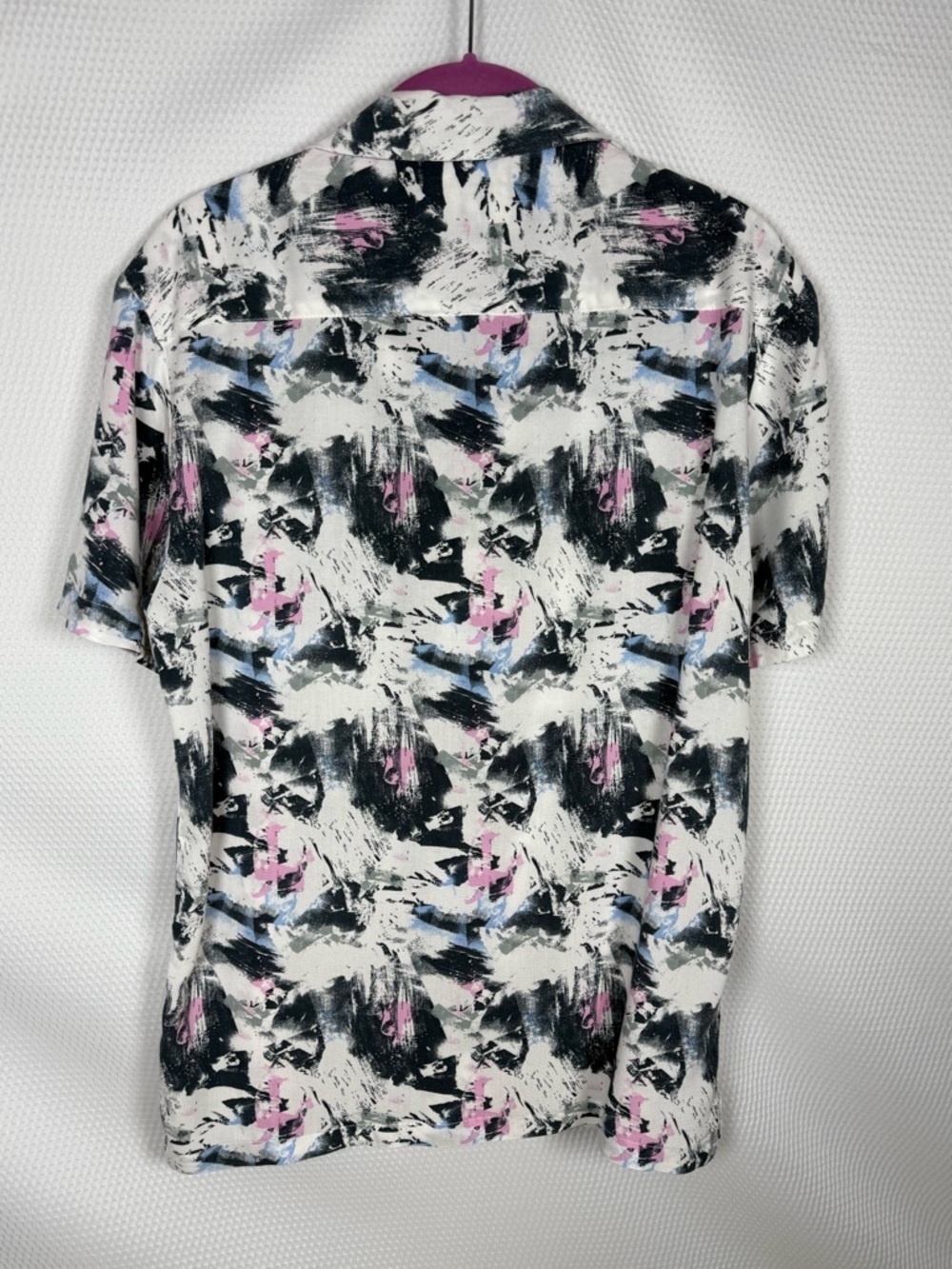 Cactus Man Ricky Singh Sz Small Abstract Brushstroke Button-Up Men’s Shirt - Picture 2 of 13
